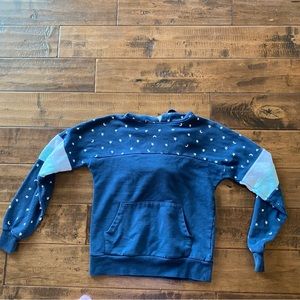 Blue star hoodie
